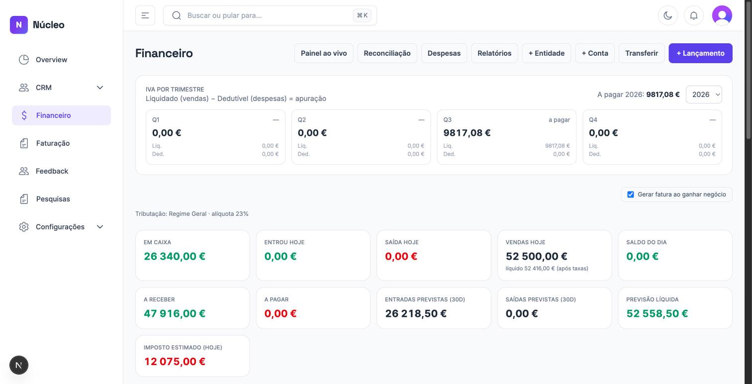 Financeiro — Núcleo